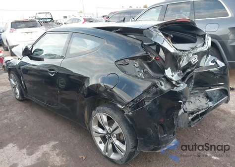 2014 Hyundai Veloster Base W/Black z USA, uszkodzony, nr VIN KMHTC6AD9EU191521